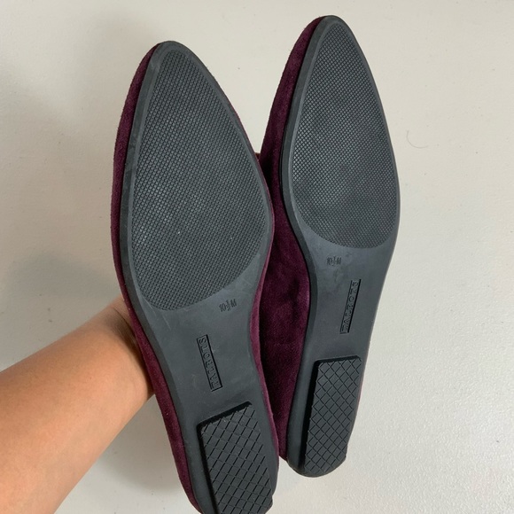 TALBOTS FRANCESCA BOW-FRONT DRIVING LOAFER FLATS -academia suede loafer 10.5M - Picture 4 of 13